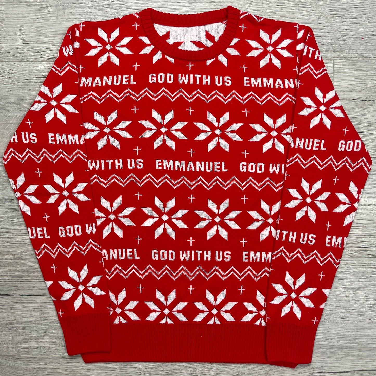 LIMITED EDITION - Emmanuel, God With Us Knitted Christmas Jumper