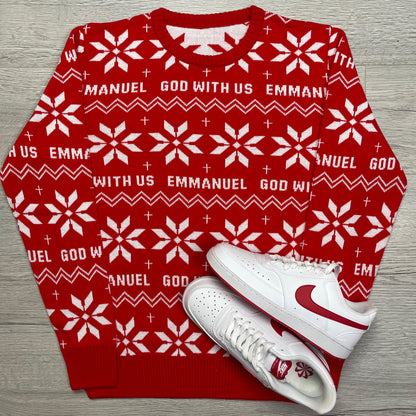 LIMITED EDITION - Emmanuel, God With Us Knitted Christmas Jumper