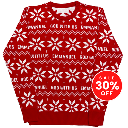 LIMITED EDITION - Emmanuel, God With Us Knitted Christmas Jumper