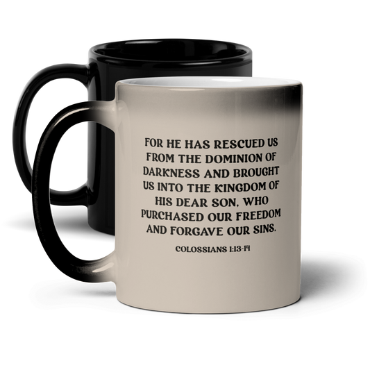 Rescued From Darkness to Light - 11oz Heat Reactive Colour-Changing Mug