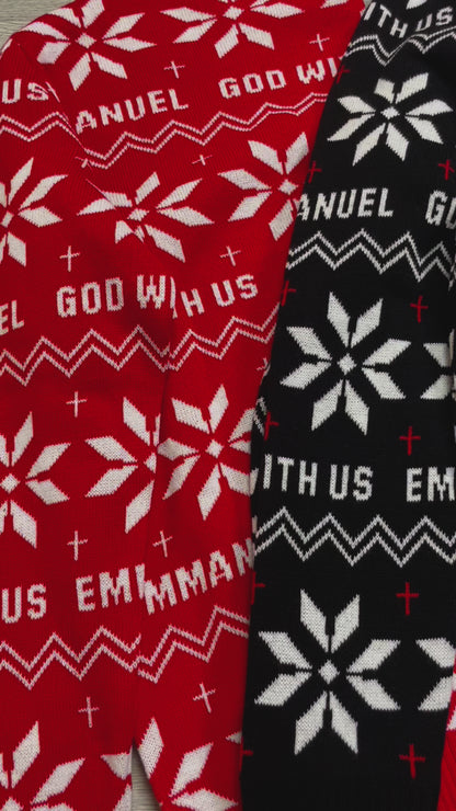 LIMITED EDITION - Emmanuel, God With Us Knitted Christmas Jumper